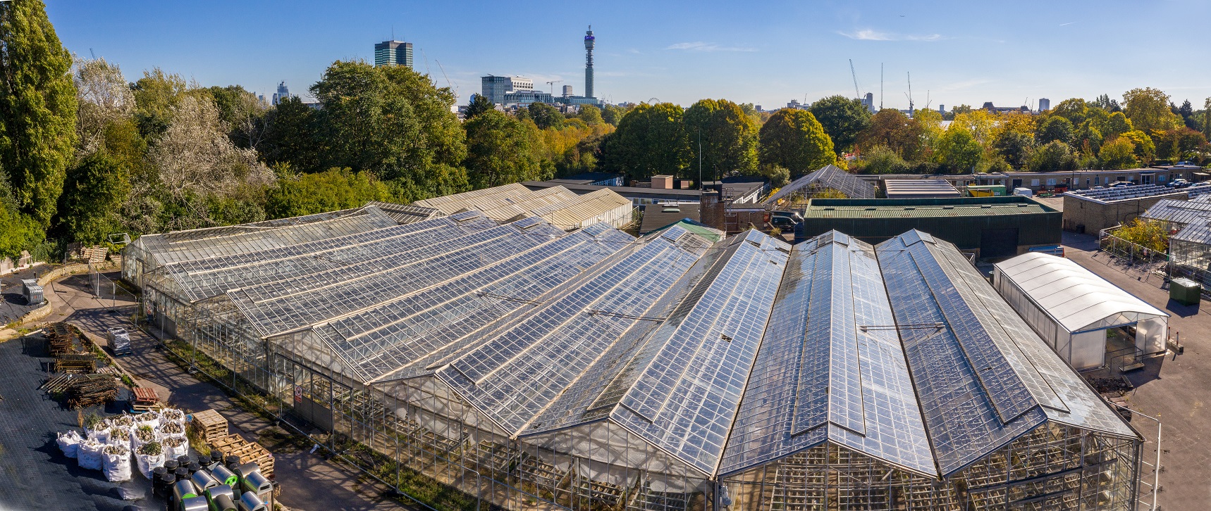 Unused glasshouses